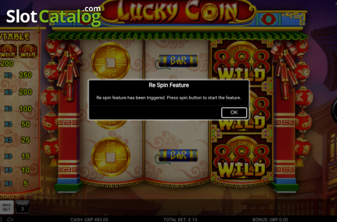 Οθόνη4. Lucky Coin (Nektan) Κουλοχέρης