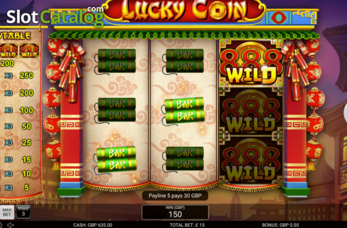 Οθόνη5. Lucky Coin (Nektan) Κουλοχέρης