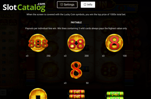 Οθόνη7. Lucky Coin (Nektan) Κουλοχέρης