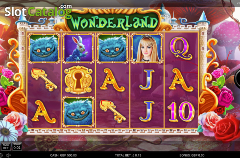 Οθόνη2. Wonderland (Nektan) Κουλοχέρης