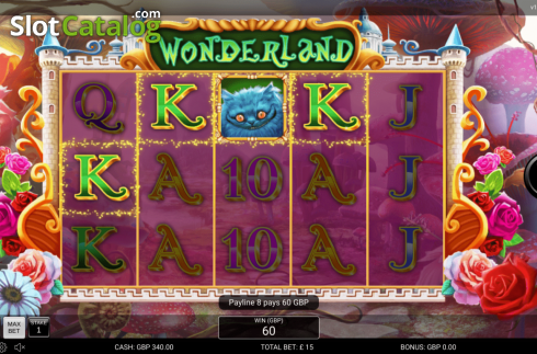 Οθόνη4. Wonderland (Nektan) Κουλοχέρης
