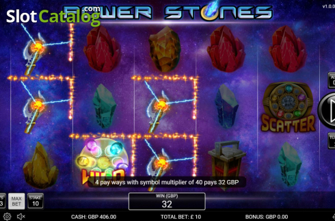 Οθόνη6. Power Stones Κουλοχέρης