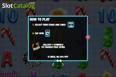Πίνακας πληρωμών 1. Candy Swap Κουλοχέρης