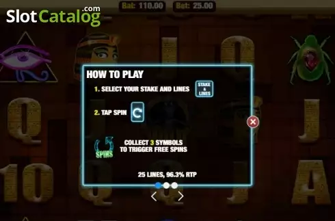 Πίνακας πληρωμών 1. Mummy Gold Κουλοχέρης