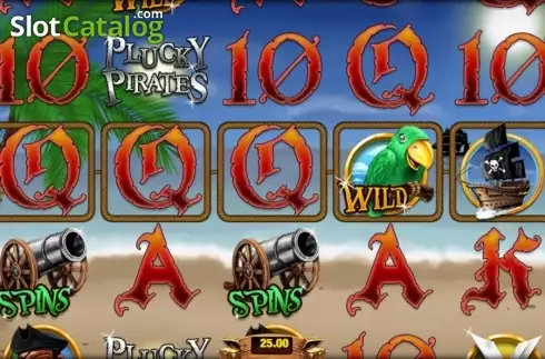 Οθόνη 3. Plucky Pirates Κουλοχέρης