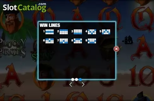 Πίνακας πληρωμών 3. Plucky Pirates Κουλοχέρης