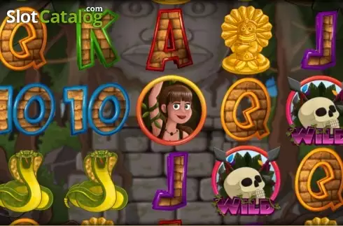 Οθόνη 1. Cave Raiders HD Κουλοχέρης