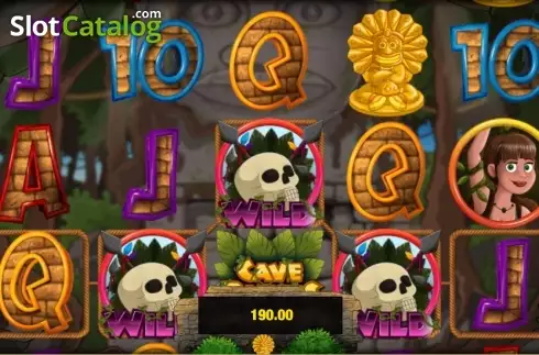 Οθόνη 2. Cave Raiders HD Κουλοχέρης