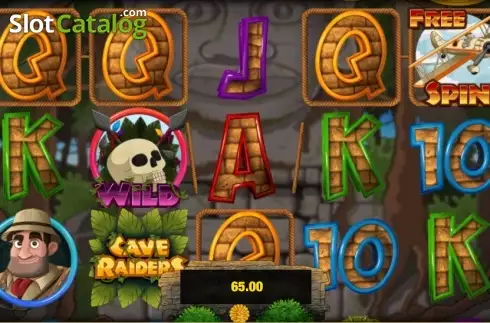 Οθόνη 3. Cave Raiders HD Κουλοχέρης