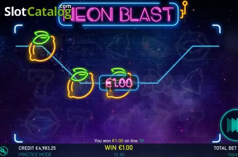 Οθόνη4. Neon Blast Κουλοχέρης