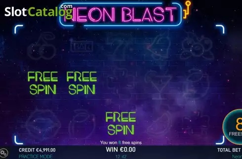 Οθόνη5. Neon Blast Κουλοχέρης