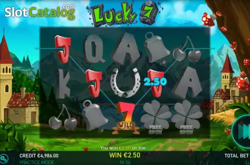Οθόνη4. Lucky 7 (Nemesis Game Studio) Κουλοχέρης