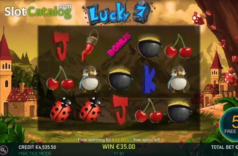 Οθόνη6. Lucky 7 (Nemesis Game Studio) Κουλοχέρης