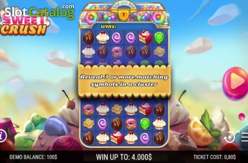 Οθόνη2. Sweet Crush (NeoGames) Κουλοχέρης