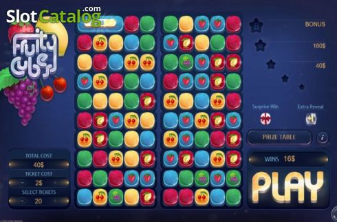 Οθόνη5. Fruity Cubes Κουλοχέρης