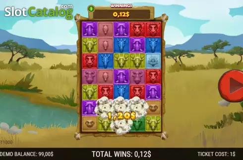 Οθόνη3. Savanna Adventures Κουλοχέρης