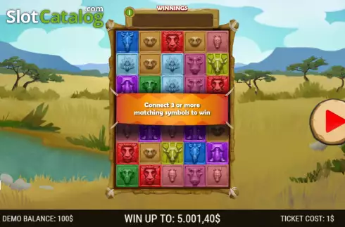 Οθόνη2. Savanna Adventures Κουλοχέρης