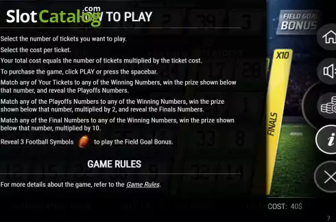 Οθόνη5. Football Frenzy (NeoGames) Κουλοχέρης 