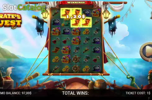 Οθόνη3. Pirate's Quest (NeoGames) Κουλοχέρης