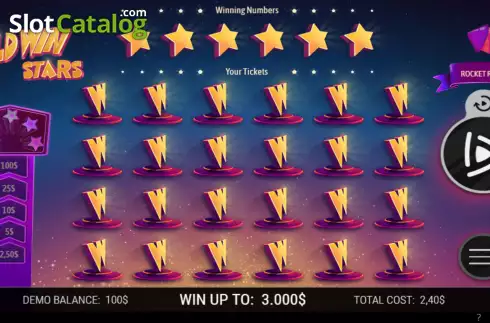 Οθόνη2. Wild Win Stars Κουλοχέρης