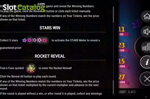 Οθόνη5. Wild Win Stars Κουλοχέρης