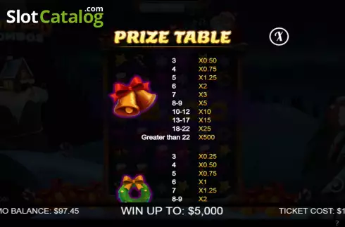 Οθόνη8. Holly Jolly Combos Κουλοχέρης