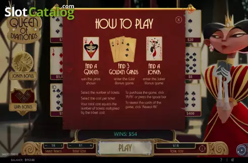 Οθόνη5. Queen of Diamonds Κουλοχέρης