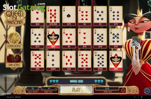 Οθόνη3. Queen of Diamonds Κουλοχέρης