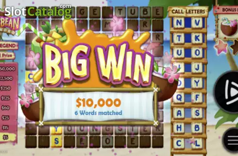 Οθόνη3. Caribbean Cashword Κουλοχέρης 