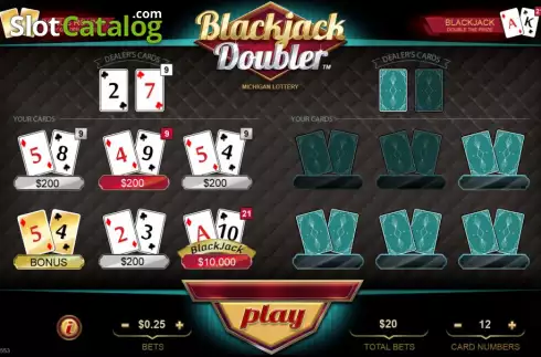 Οθόνη3. Blackjack Doubler Κουλοχέρης