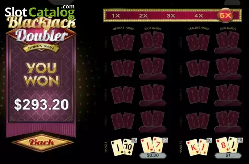 Οθόνη5. Blackjack Doubler Κουλοχέρης