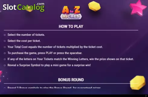 Οθόνη6. A to Z Riches Κουλοχέρης 