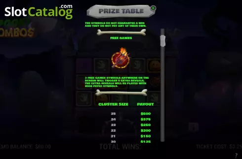 Οθόνη7. Spooky Combos Κουλοχέρης