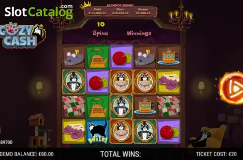 Οθόνη2. Cozy Cat Cash Κουλοχέρης