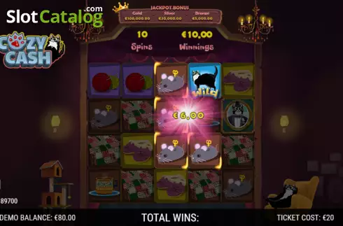 Οθόνη4. Cozy Cat Cash Κουλοχέρης
