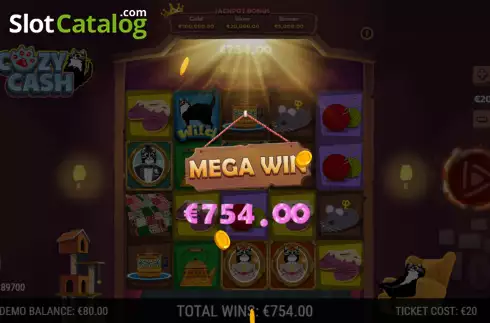 Οθόνη6. Cozy Cat Cash Κουλοχέρης