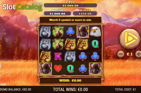 Οθόνη2. Bison Stampede Κουλοχέρης