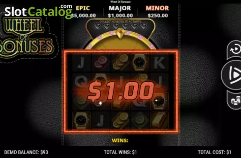 Οθόνη5. Wheel of Bonuses Κουλοχέρης 
