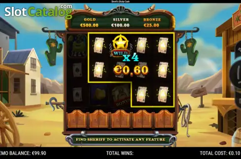 Οθόνη3. Sheriff’s Sticky Cash Κουλοχέρης 