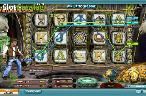 Οθόνη 1. Adventure Jack Κουλοχέρης