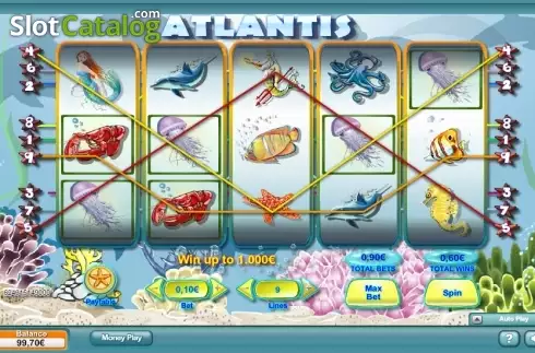 Οθόνη 1. Atlantis (NeoGames) Κουλοχέρης