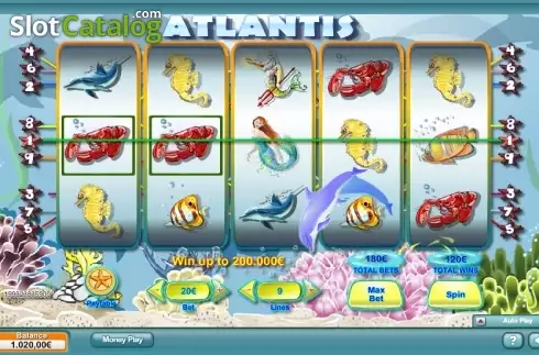 Οθόνη 3. Atlantis (NeoGames) Κουλοχέρης