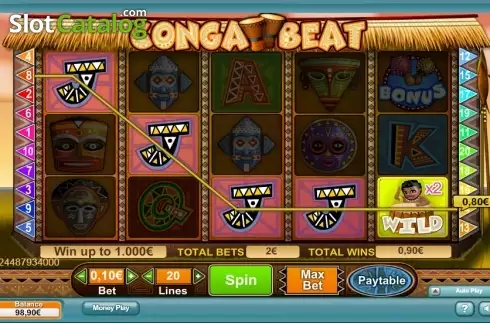Οθόνη 2. Conga Beat Κουλοχέρης