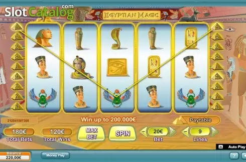 Οθόνη 2. Egyptian Magic (NeoGames) Κουλοχέρης