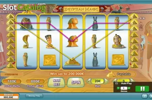 Οθόνη 4. Egyptian Magic (NeoGames) Κουλοχέρης