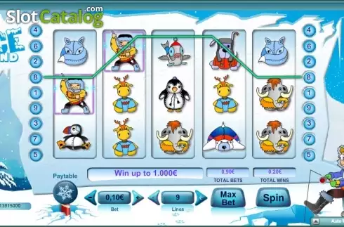 Οθόνη 1. Ice Land (NeoGames) Κουλοχέρης