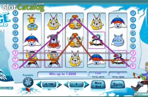 Οθόνη 2. Ice Land (NeoGames) Κουλοχέρης