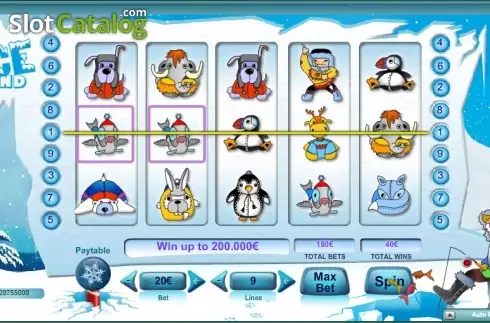 Οθόνη 3. Ice Land (NeoGames) Κουλοχέρης