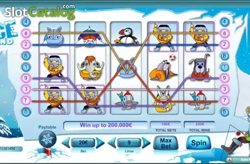 Οθόνη 5. Ice Land (NeoGames) Κουλοχέρης