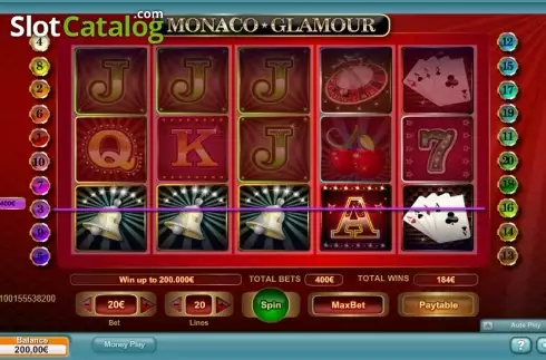 Οθόνη 2. Monaco Glamour Κουλοχέρης